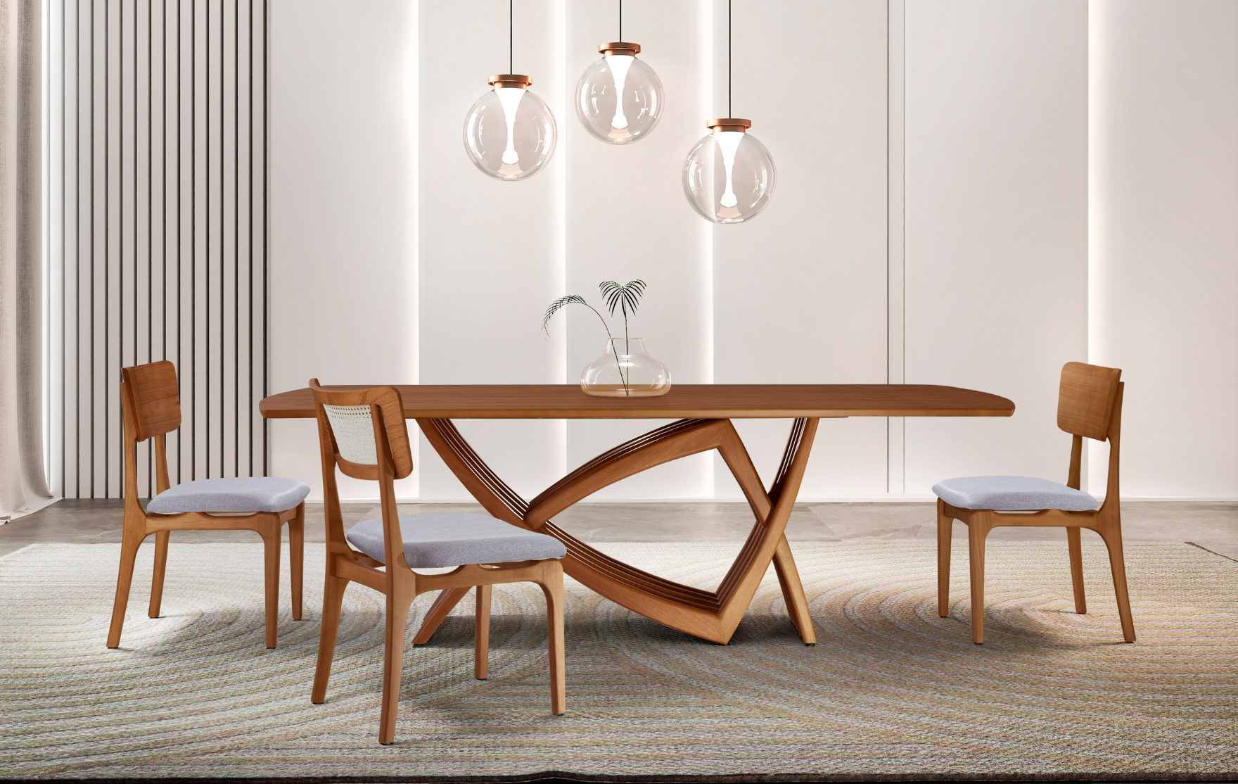 Sala de Jantar Aurora com Cadeira Urbana